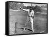 W.G. Grace Bowling at the Crystal Palace Cricket Ground-null-Framed Stretched Canvas