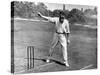W.G. Grace Bowling at the Crystal Palace Cricket Ground-null-Stretched Canvas