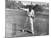W.G. Grace Bowling at the Crystal Palace Cricket Ground-null-Mounted Photographic Print