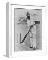 W G Grace Ready to Receive the Ball-null-Framed Photographic Print