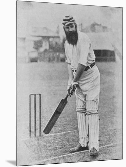 W G Grace Ready to Receive the Ball-null-Mounted Photographic Print