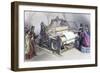 W G Taylor's Power Loom and Patent Calico Machine-null-Framed Giclee Print