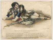 Edmund Kean English Actor in the Role of Shakespeare's Richard III-W. Gear-Mounted Art Print