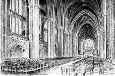 Interior of Bristol Cathedral, 1908-1909-W Gilliard-Giclee Print