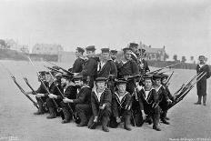 Army Reserve Men at Musketry Drill at the Tower of London, 1896-W Gregory-Giclee Print