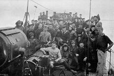 Issuing Rum on Board HMS 'Royal Sovereign, 1896-W Gregory-Giclee Print