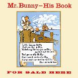 Mr. Bunny-His Book, For Sale Here-W.H. Fry-Framed Art Print