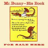 Mr. Bunny-His Book, For Sale Here-W.H. Fry-Framed Stretched Canvas