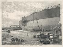 The Launch of the Great Eastern-W.h. Overend-Art Print