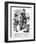 W H Smith Cartoon-John Tenniel-Framed Art Print