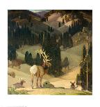 October in the Mountains-W^ Herbert Dunton-Mounted Art Print