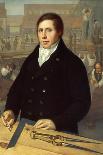 Portrait of an Architect, Berlin, 1820-W. Herbig-Stretched Canvas