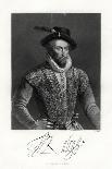 Charles I, King of Great Britain and Ireland-W Holl-Giclee Print