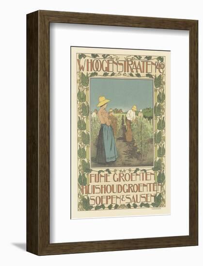 W. Hoogenstraaten & Co.: Fine Vegetables, Cooking Greens, Soups And Sauces-null-Framed Art Print