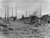 Abandoned Ranch in Owens Valley-W.I. Hutchinson-Framed Photographic Print