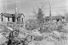 Abandoned Ranch in Owens Valley-W.I. Hutchinson-Framed Photographic Print