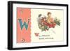 W is a Wagon-null-Framed Art Print