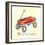 W is for Wagon-Catherine Richards-Framed Art Print