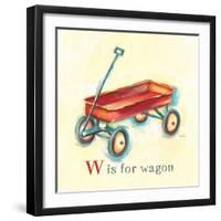 W is for Wagon-Catherine Richards-Framed Art Print