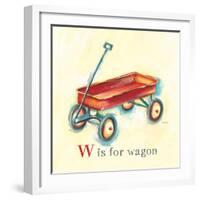 W is for Wagon-Catherine Richards-Framed Art Print