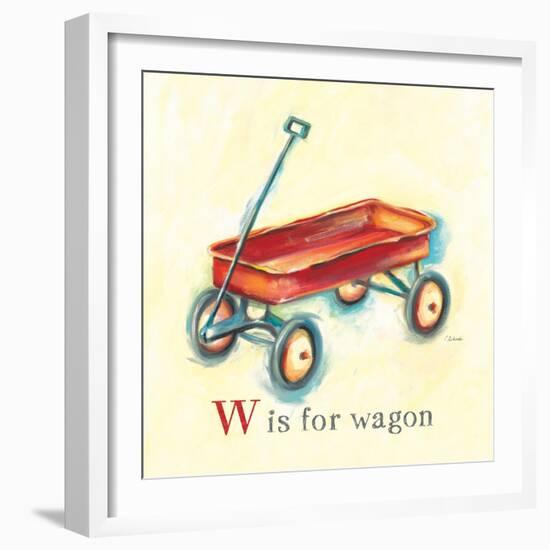 W is for Wagon-Catherine Richards-Framed Art Print