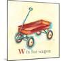 W is for Wagon-Catherine Richards-Mounted Art Print