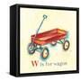 W is for Wagon-Catherine Richards-Framed Stretched Canvas