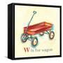 W is for Wagon-Catherine Richards-Framed Stretched Canvas