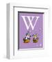 W is for Wash (purple)-Theodor (Dr. Seuss) Geisel-Framed Art Print