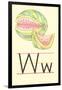 W Is for Watermelon-null-Framed Art Print