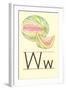 W Is for Watermelon-null-Framed Art Print