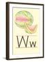 W Is for Watermelon-null-Framed Art Print