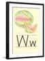 W Is for Watermelon-null-Framed Art Print