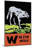 W is for Wolf-Charles Buckles Falls-Mounted Art Print