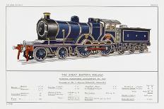 Great Western Railway Express Loco No 190 Waverley-W.j. Stokoe-Art Print