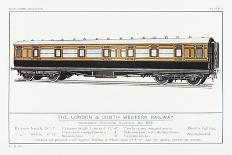 London and South Western Railway Corridor Carriage-W.j. Stokoe-Art Print