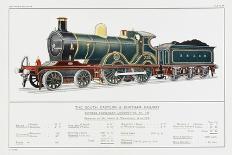 Midland Railway Express Loco No 1025-W.j. Stokoe-Art Print