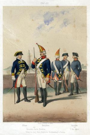 German Military Uniforms, 1740-1786