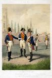German Military Uniforms, 1740-1786-W Korn-Framed Stretched Canvas