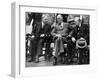 W.L. Mackenzie King, Franklin D. Roosevelt, Winston Churchill, Quebec Conference, Quebec City, 1944-null-Framed Photo