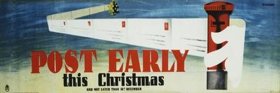 Post Early This Christmas-W Machan-Art Print