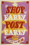 Shop Early, Post Early-W Machan-Stretched Canvas