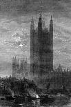 The Palace of Westminster, London, 19th Century-W May-Stretched Canvas