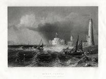 Hurst Castle, Portsmouth, 1860-W Mossman-Framed Stretched Canvas