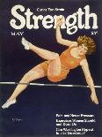 Brunette on Rings 1927-WN Clement-Framed Stretched Canvas