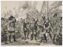 Kristian IV of Denmark and Norway Defeats the Swedes-W.n. Marstrand-Art Print