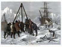 Preparing to Start on a Sledge Trip in the Arctic, 1875-W Palmer-Framed Giclee Print