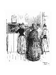 Unwelcoming Passengers in Train Compartment-W Rainey-Giclee Print