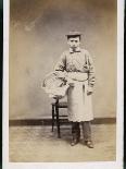 Boy Carrying a Basket-W^ Reynolds-Mounted Photographic Print