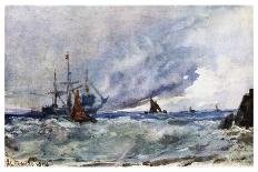 A Study of Sky and Sea from the Deck of a Vessel Off Tarifa, 1901-W Richards-Mounted Giclee Print